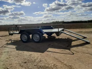 Pareja de rampas para remolque plataform