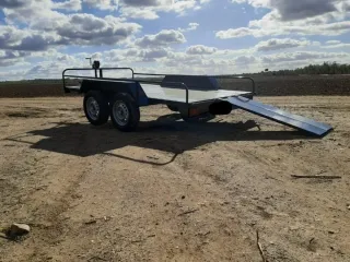 Pareja de rampas para remolque plataform