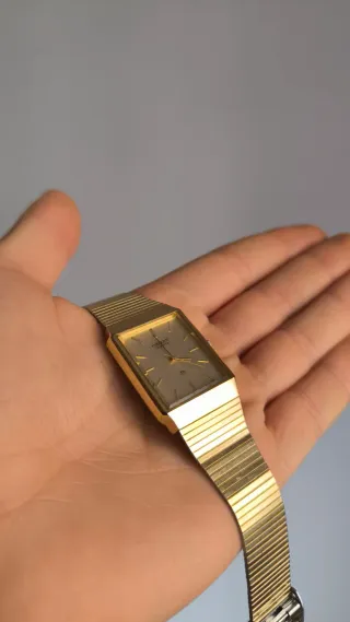 Reloj Orient Vintage Dorado Años 80