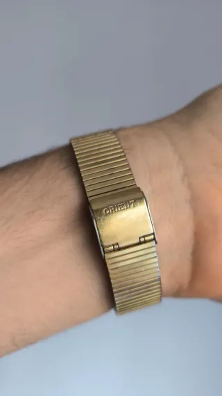 Reloj Orient Vintage Dorado Años 80
