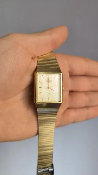 Reloj Orient Vintage Dorado Años 80