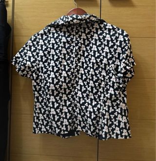 Camisa estampada floral manga corta