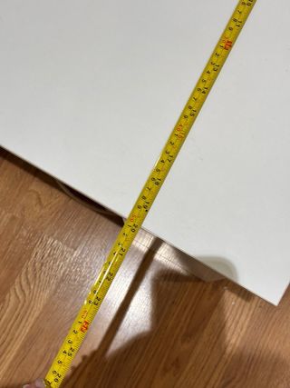 Mesa de centro elevable blanca