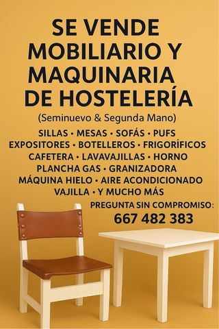 MOBILIARIO Y MAQUINARIA HOSTELERÍA