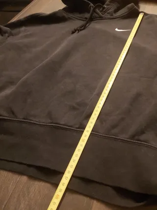 Felpa con cappuccio Nike nera