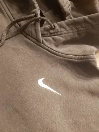 Felpa con cappuccio Nike nera