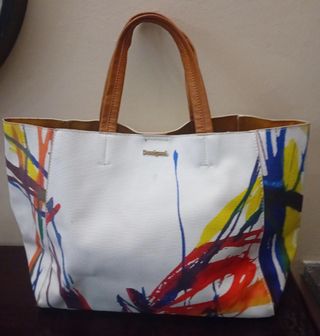 Borsa Desigual Multicolor Bianca