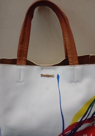 Borsa Desigual Multicolor Bianca