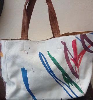 Borsa Desigual Multicolor Bianca