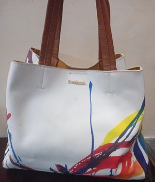Borsa Desigual Multicolor Bianca