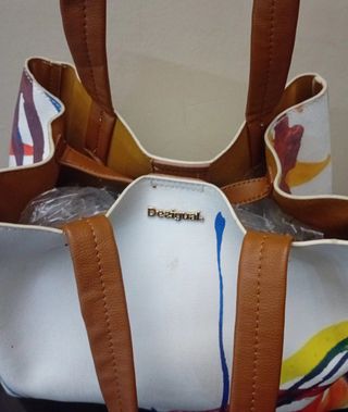 Borsa Desigual Multicolor Bianca