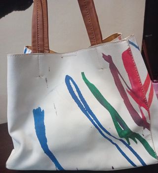 Borsa Desigual Multicolor Bianca