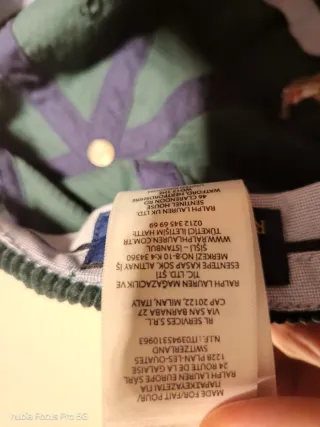 Gorra Polo Ralph Lauren Corduroy Verde