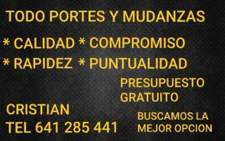 Transporte mudanza y vaciado