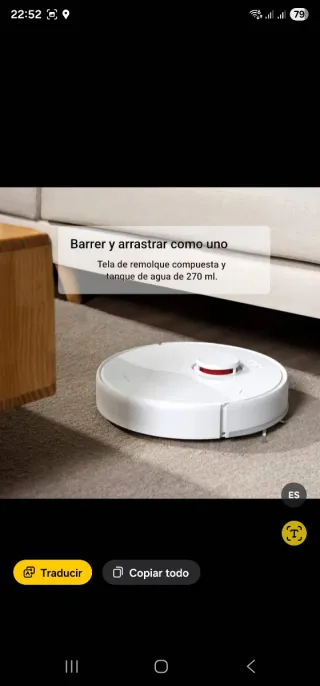 Robot Aspirador Trouver - En caja, SOLO ESTRENADO