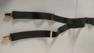 Bretelle vintage con dettagli oro