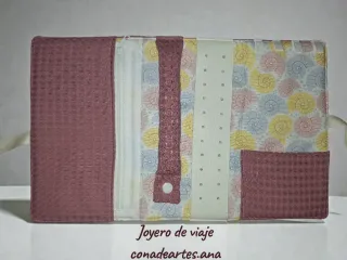 Joyero de viaje multicolor
