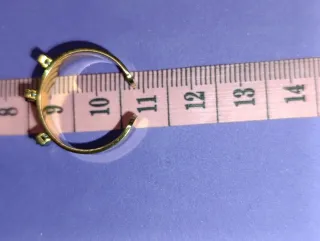 Conjunto de joyería de acero dorado