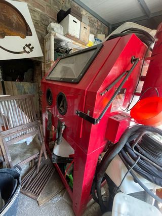 Cabina de chorreado de arena