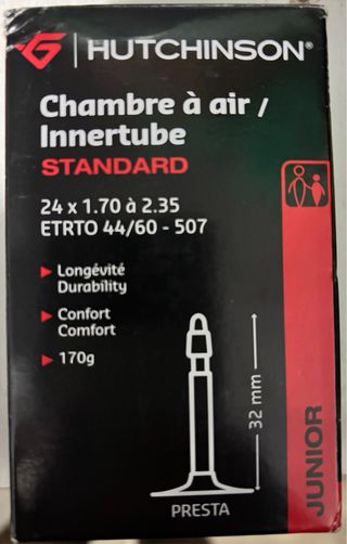 3 camaras de bicicleta Kenda y Hutchinson