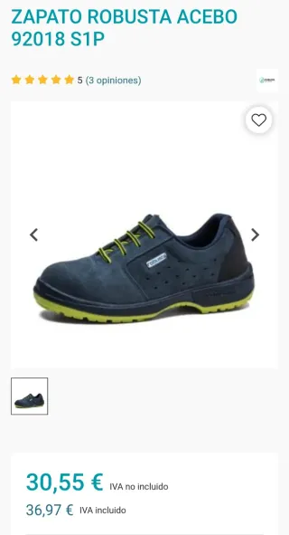 Zapatos de Seguridad T44 nuevos