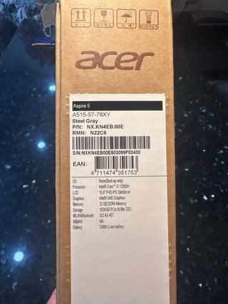 Portátil Acer 1TB 32GB SSD