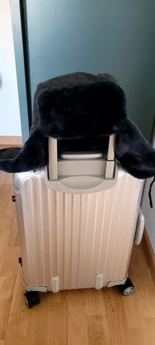 Gorro Ushanka Invierno azul (gris)