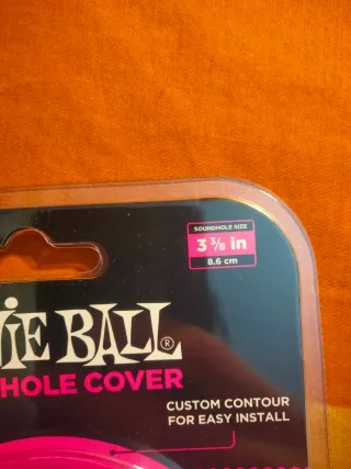 Ernie Ball Soundhole Tapa Guitarra Negro. NUEVO