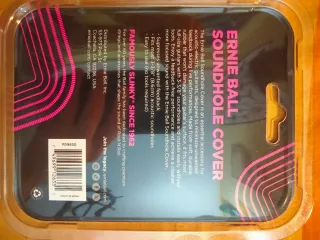 Ernie Ball Soundhole Tapa Guitarra Negro. NUEVO