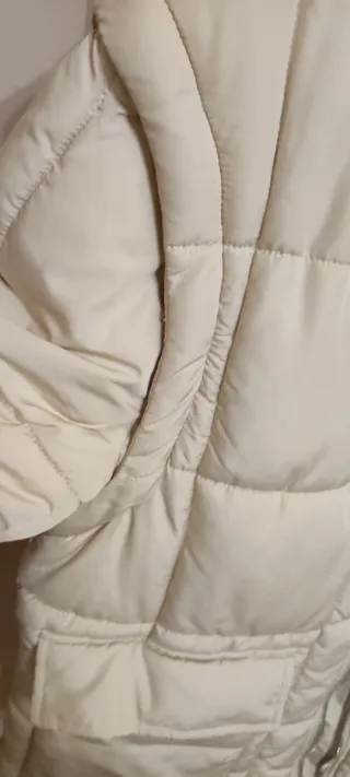 Chaqueta acolchada Bershka Beige Talla M