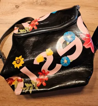 Zaino Desigual nero con fiori