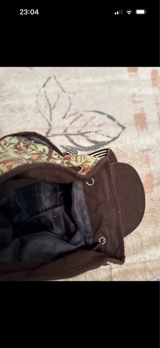 Mochila infantil con estampado de búhos