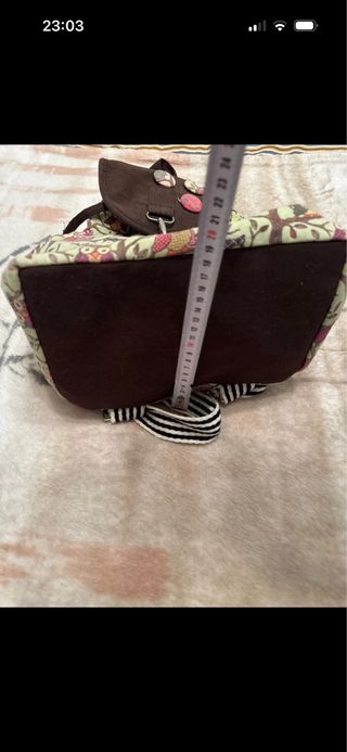 Mochila infantil con estampado de búhos