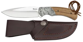 Cuchill de caza Albainox con funda Ciervo, jabalí.