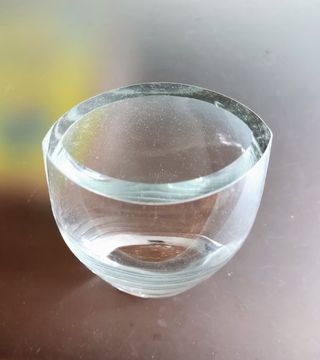 Jarra pequena vidro grosso Marinha Grande