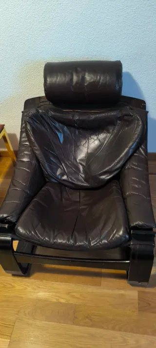 Sillón individual de piel