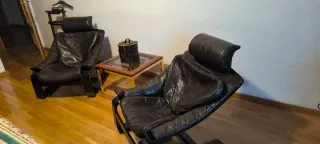 Sillón individual de piel