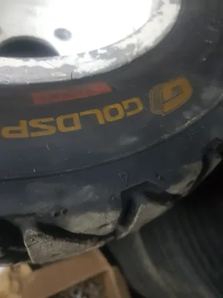 Llantas Braid para kartcross con gomas nuevas