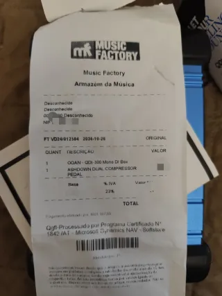 OQAN QDI-300 DI Box Usada Uma Vez