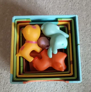 Topanifarm, Cubos Apilables - Djeco 39108