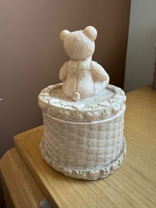 Joyero Osito Beige y Rosa