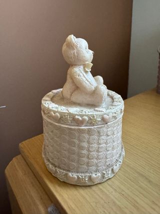 Joyero Osito Beige y Rosa