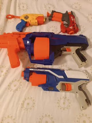 Lote Pistolas Nerf Niños