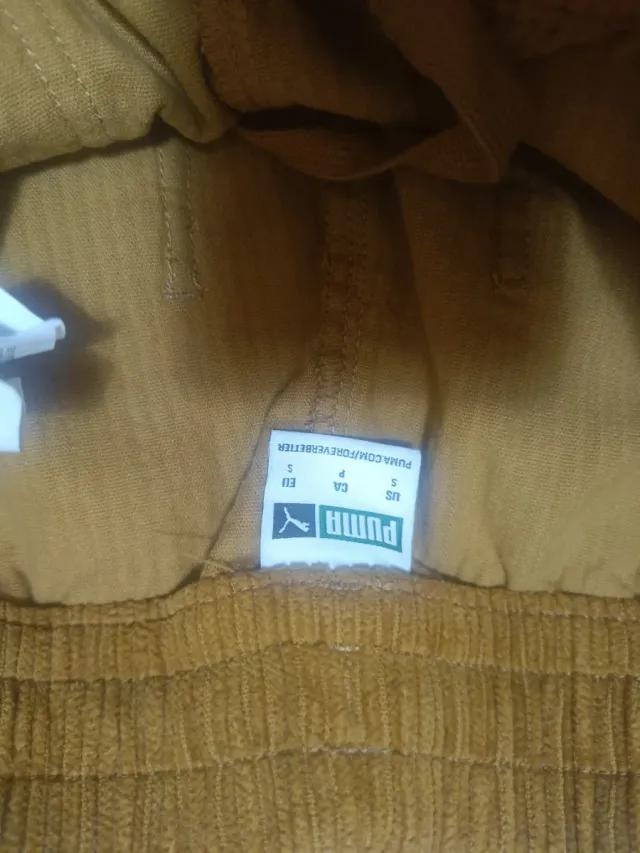 Pantalón Puma Mostaza Pana