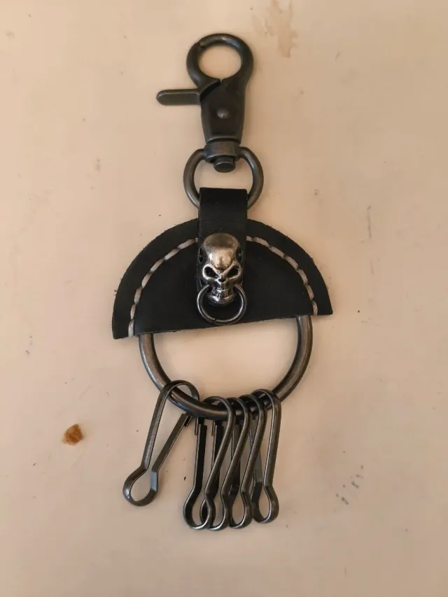 4 Portachiavi Metallici Harley Davidson Motociclista