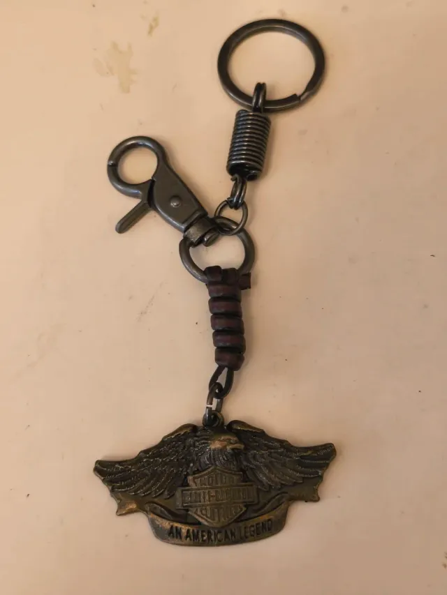 4 Portachiavi Metallici Harley Davidson Motociclista