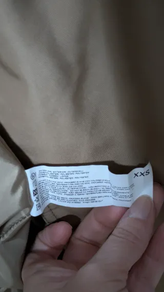 Gabardina Woman  Beige Talla S