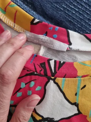 Camiseta Zara Estampada