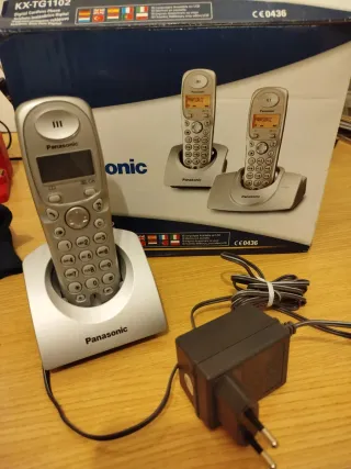 Teléfono Panasonic inalámbrico,