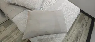 Edredón 135cm Gris y Blanco